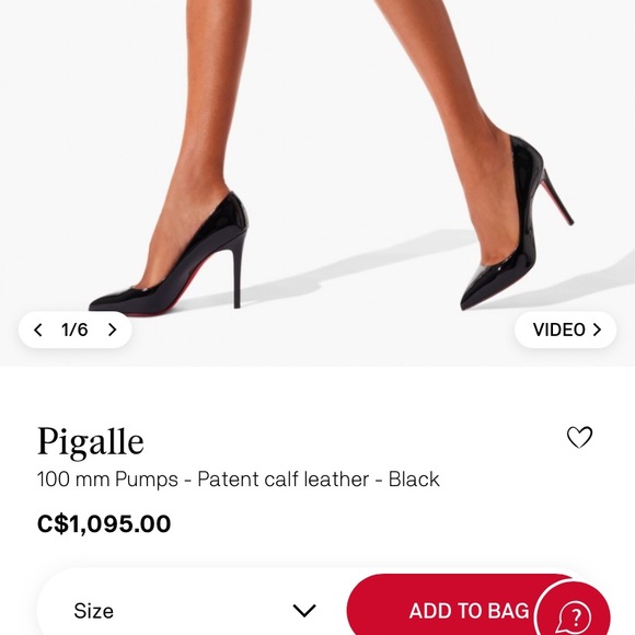 Christian Louboutin shoes Pigalle Nude sz 9 - Picture 5 of 5